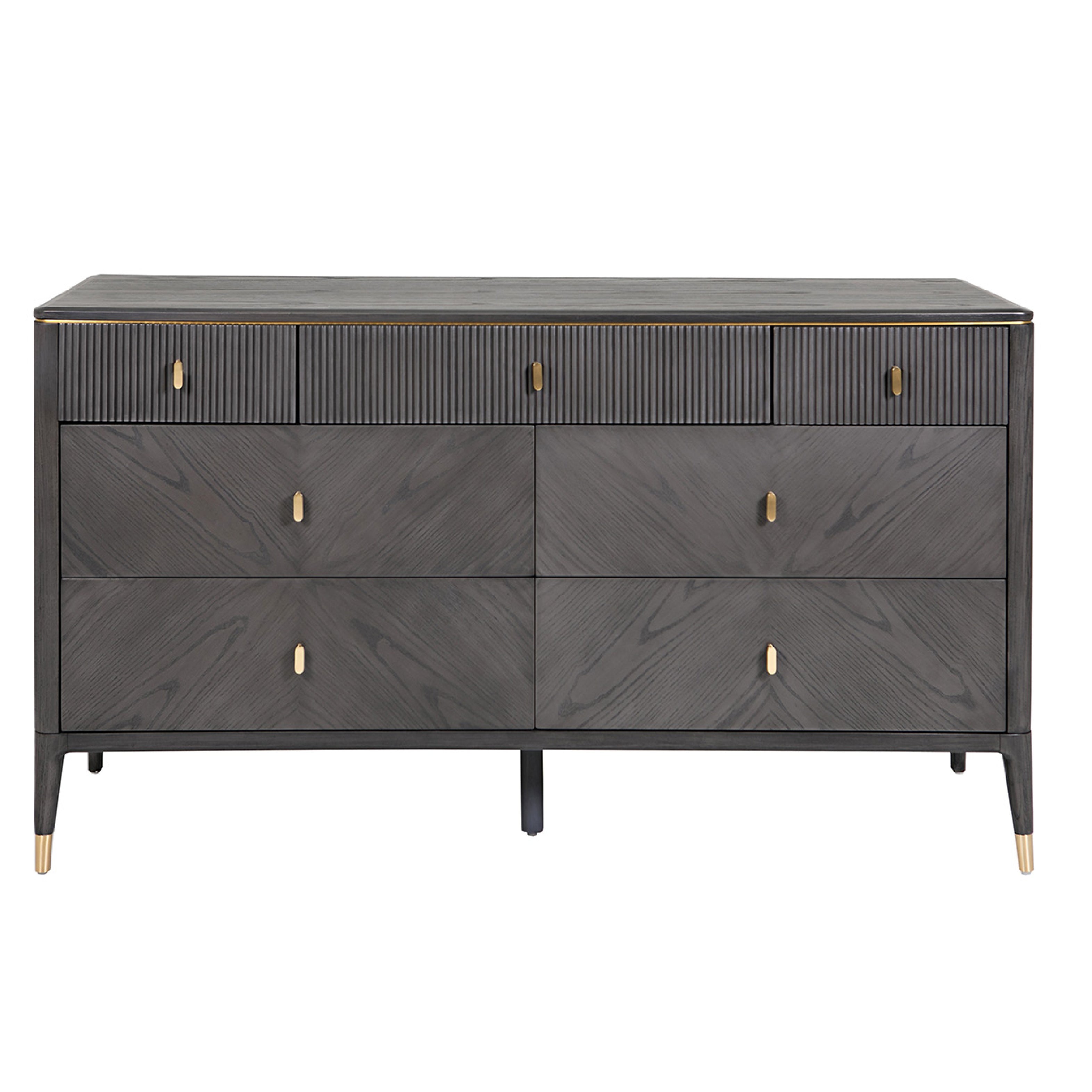 Diletta 7 Drawer Chest of Drawers - Ebony