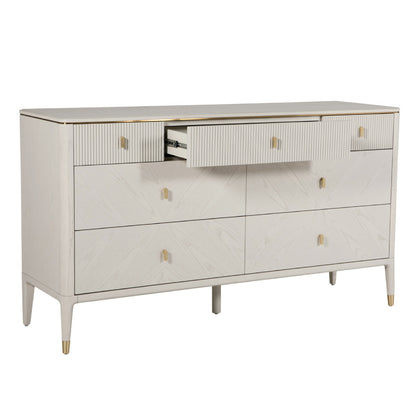 Diletta 7 Drawer Chest of Drawers - Stone
