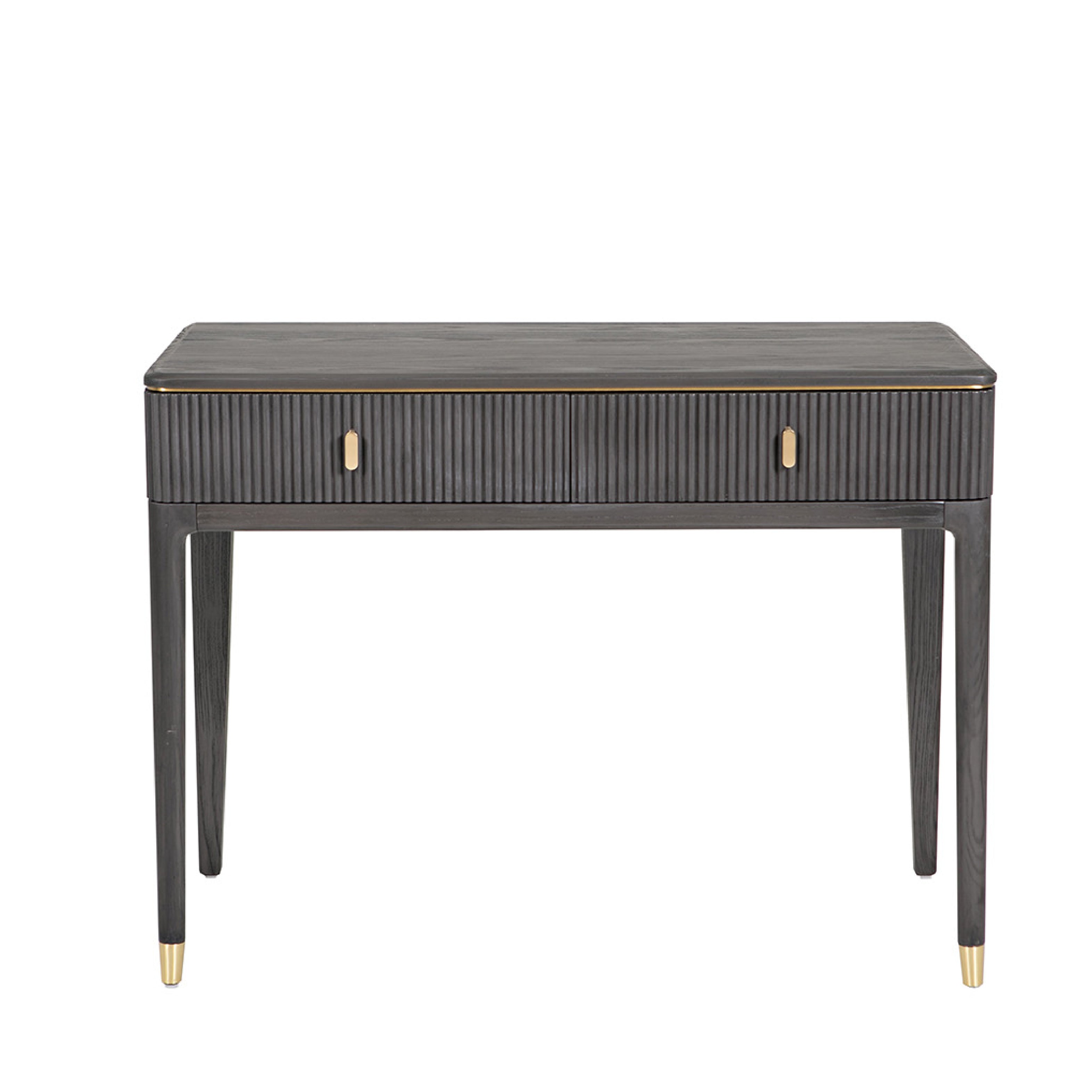 Diletta 2 Drawer Dressing Table - Ebony