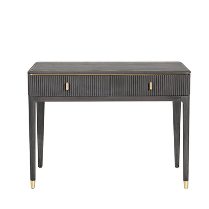 Diletta 2 Drawer Dressing Table - Ebony