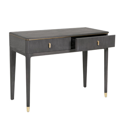 Diletta 2 Drawer Dressing Table - Ebony