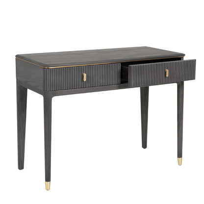 Diletta 2 Drawer Dressing Table - Ebony