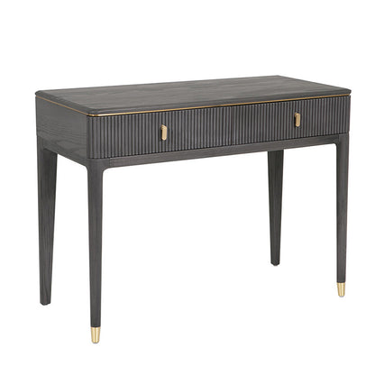 Diletta 2 Drawer Dressing Table - Ebony