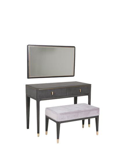 Diletta 2 Drawer Dressing Table - Ebony