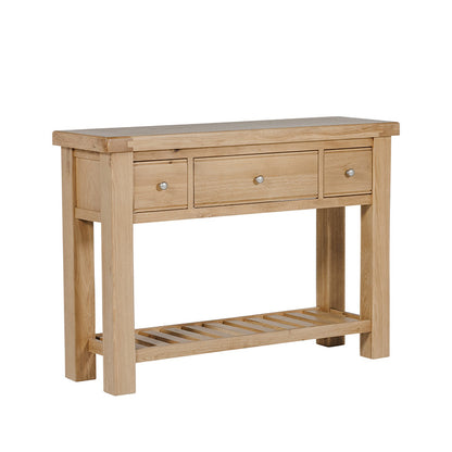 Delaney Oak Console Table