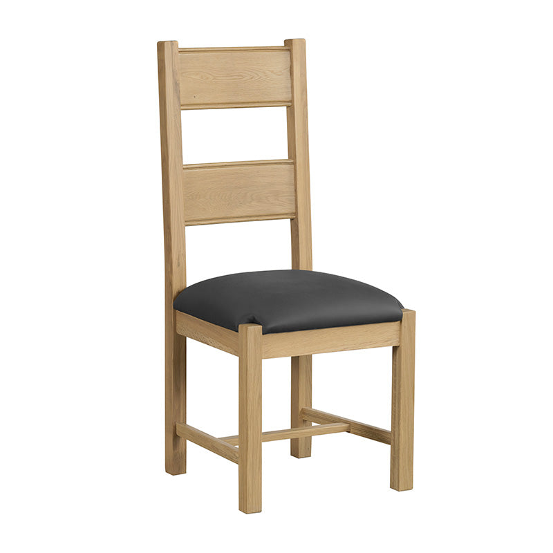 Delaney Oak Dining Chair - PU Seat
