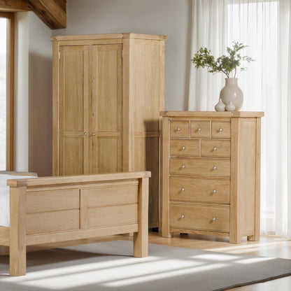 Delaney Oak 8 Drawer Tall Chest
