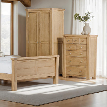 Delaney Oak 2 Door Wardrobe