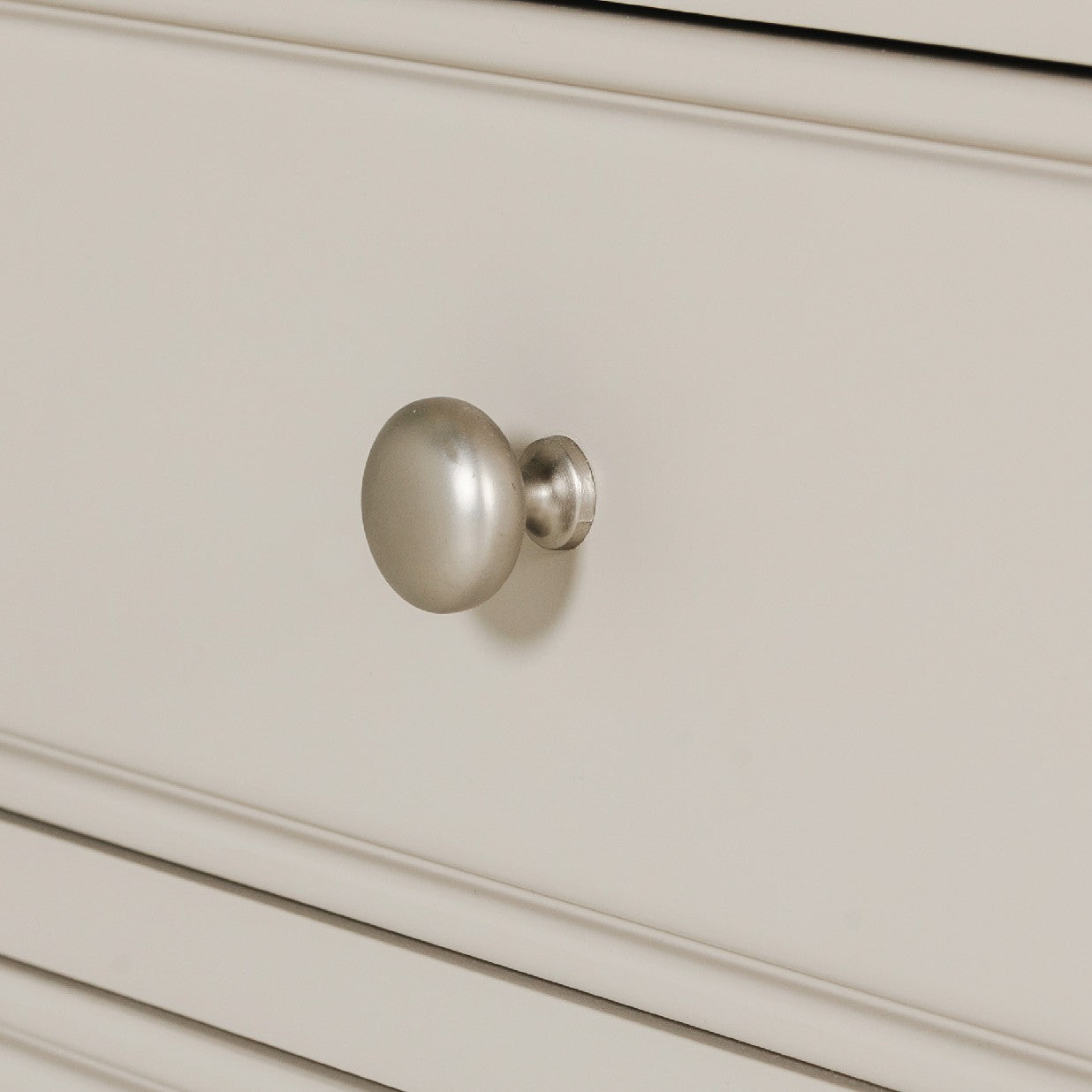 Doune 3 Drawer Bedside Table - Taupe