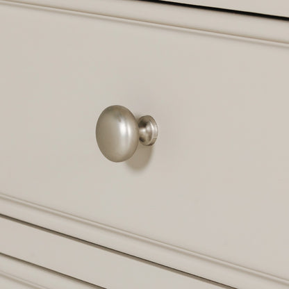 Doune 3 Drawer Bedside Table - Taupe