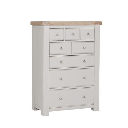 Doune 8 Drawer Tall Chest  - Taupe