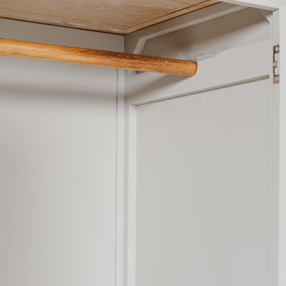 Doune 3 Door Wardrobe - Taupe