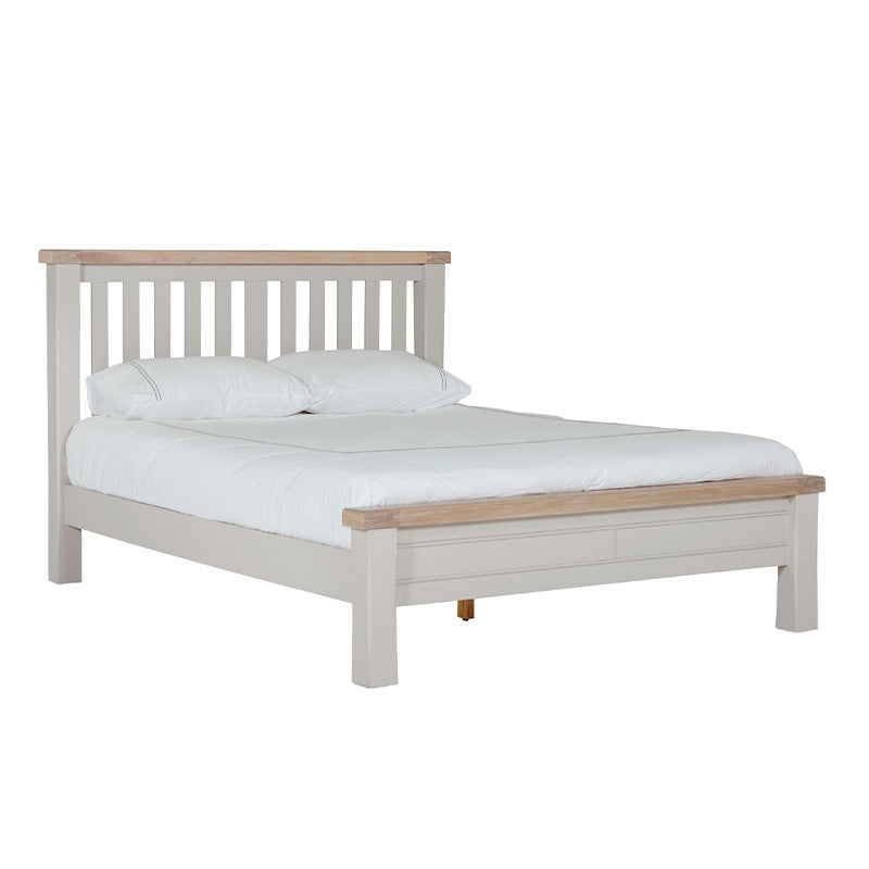 Doune Low Footboard Bed - Taupe