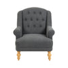Charlotte Accent Chair - Dark Grey