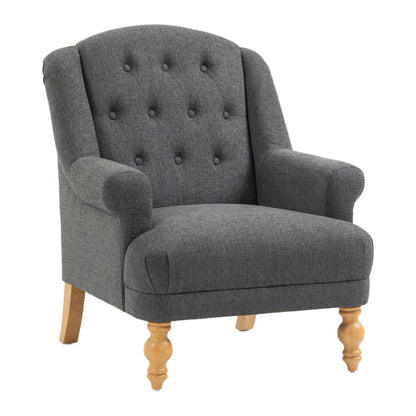Charlotte Accent Chair - Dark Grey
