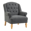 Charlotte Accent Chair - Dark Grey