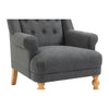 Charlotte Accent Chair - Dark Grey