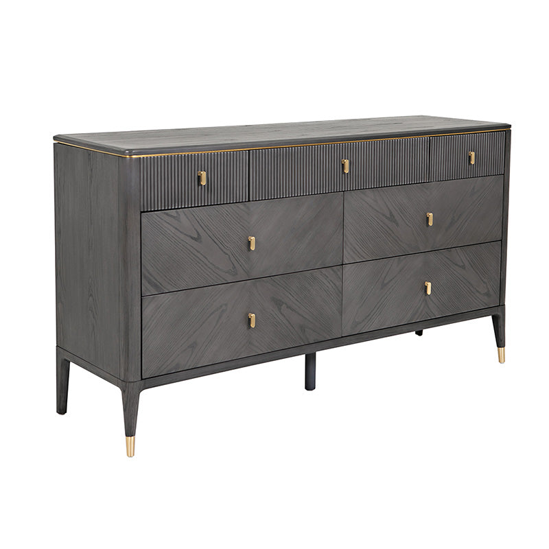 Diletta 7 Drawer Chest of Drawers - Ebony