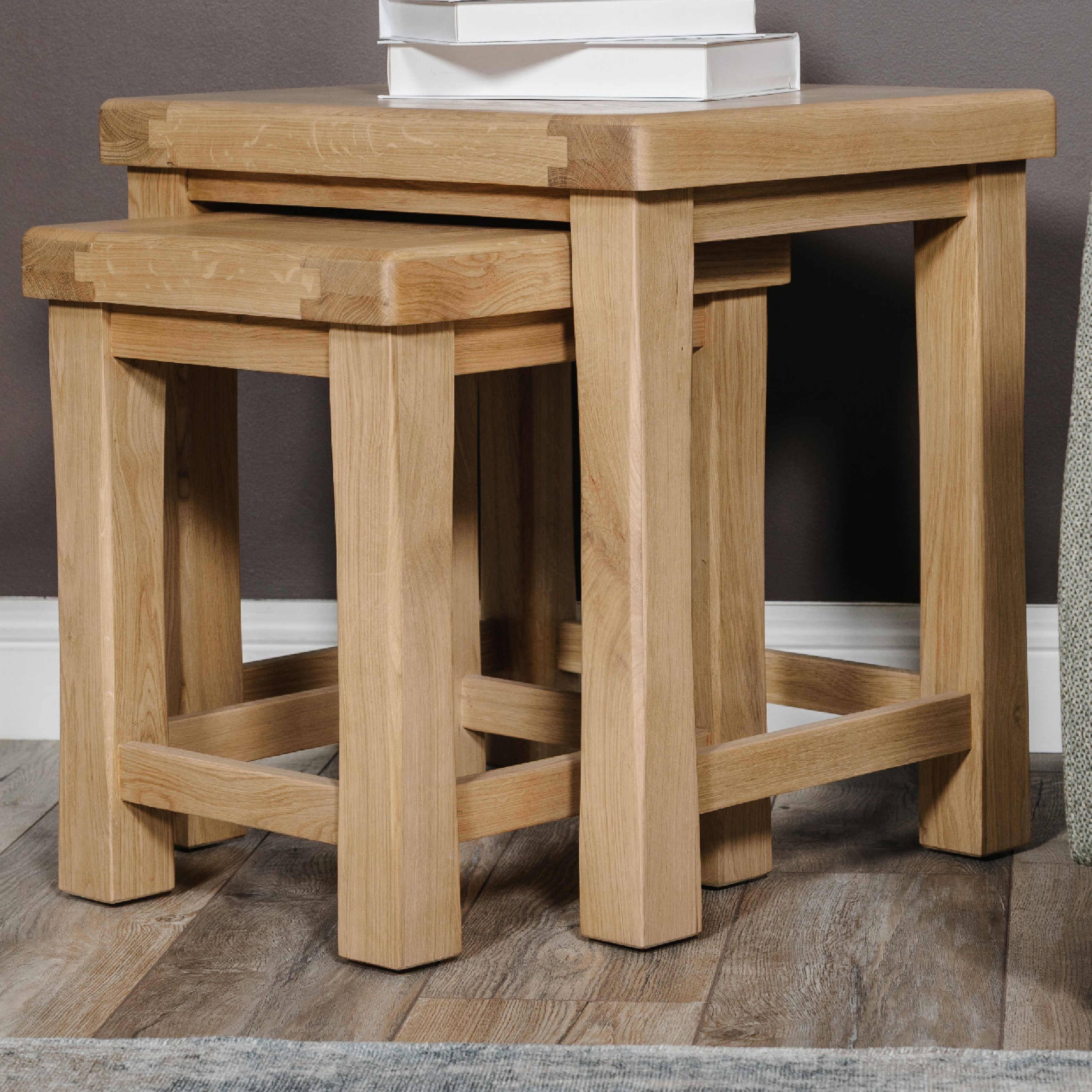 Delaney Oak Nest of Tables