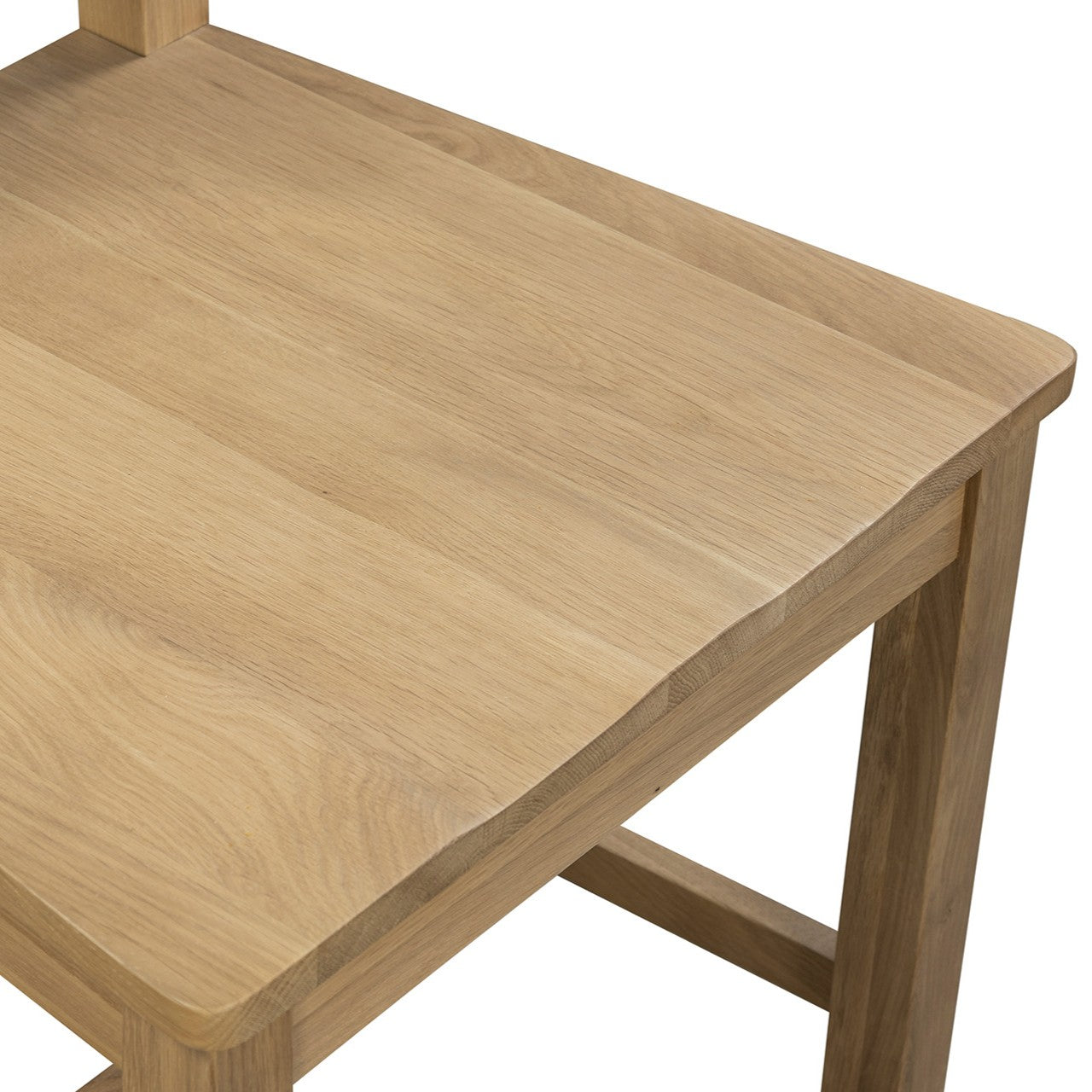 Delaney Oak Dining Chair - Solid Seat