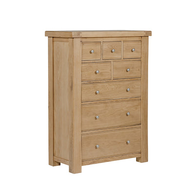 Delaney Oak 8 Drawer Tall Chest