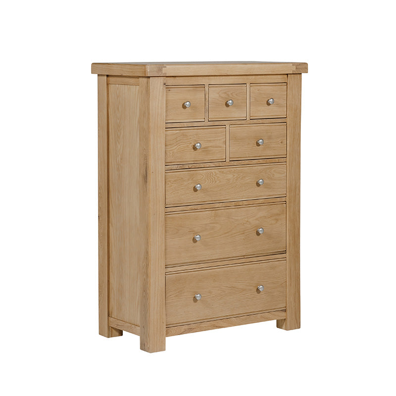Delaney Oak 8 Drawer Tall Chest