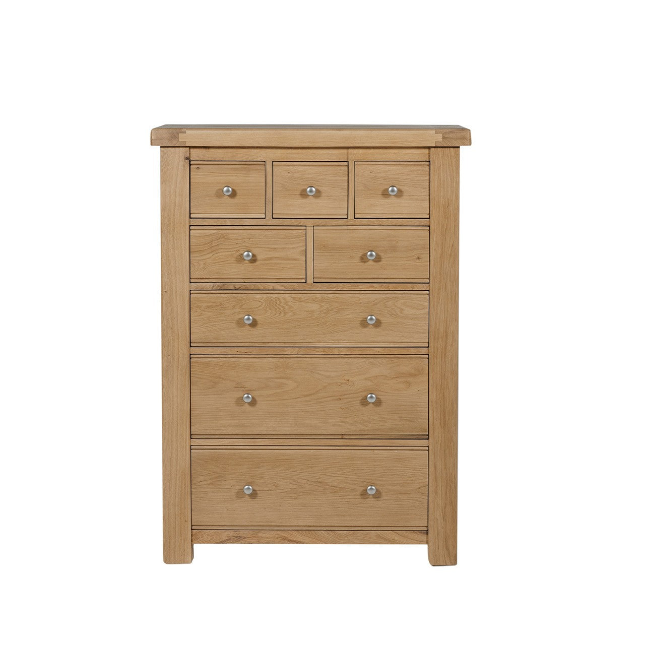 Delaney Oak 8 Drawer Tall Chest