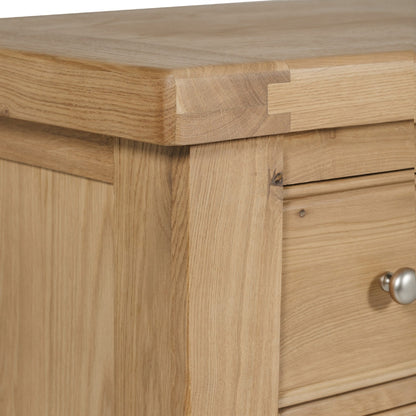 Delaney Oak 8 Drawer Tall Chest