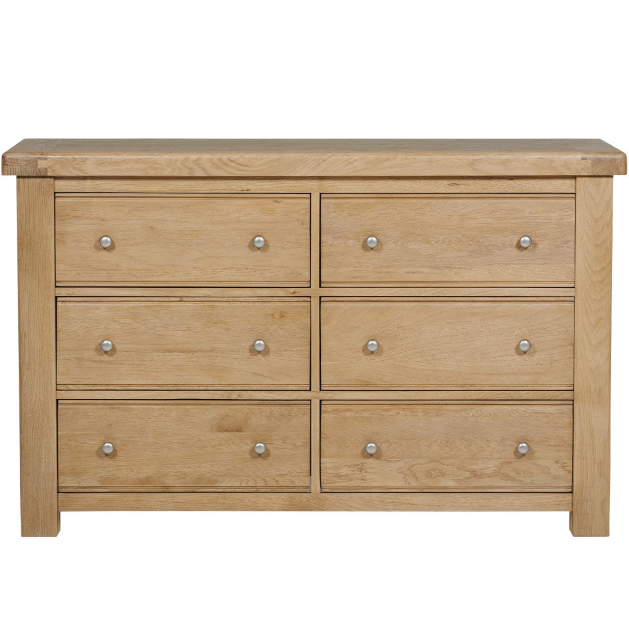 Delaney Oak 6 Drawer Dressing Chest