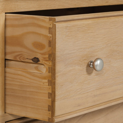 Delaney Oak 6 Drawer Dressing Chest
