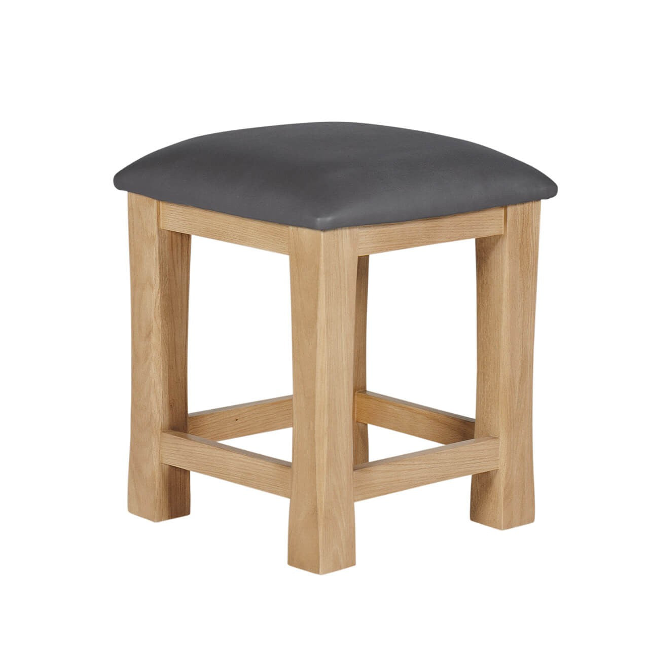 Delaney Oak Dressing Stool