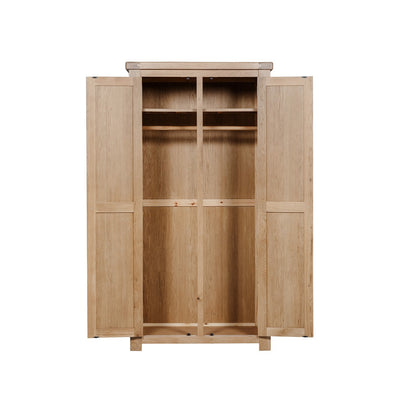 Delaney Oak 2 Door Wardrobe