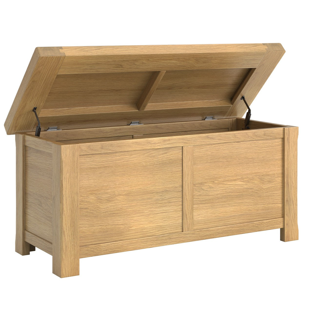Delaney Oak Blanket Box