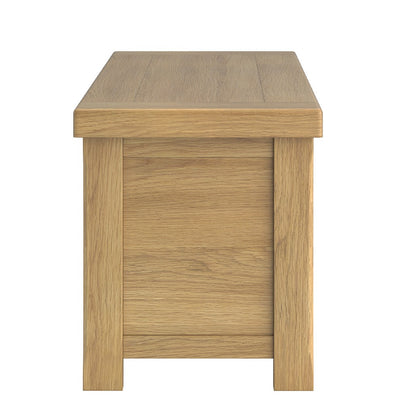 Delaney Oak Blanket Box