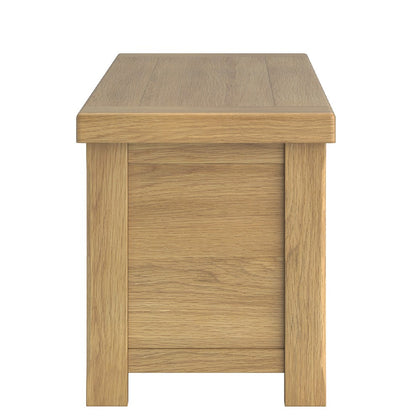 Delaney Oak Blanket Box