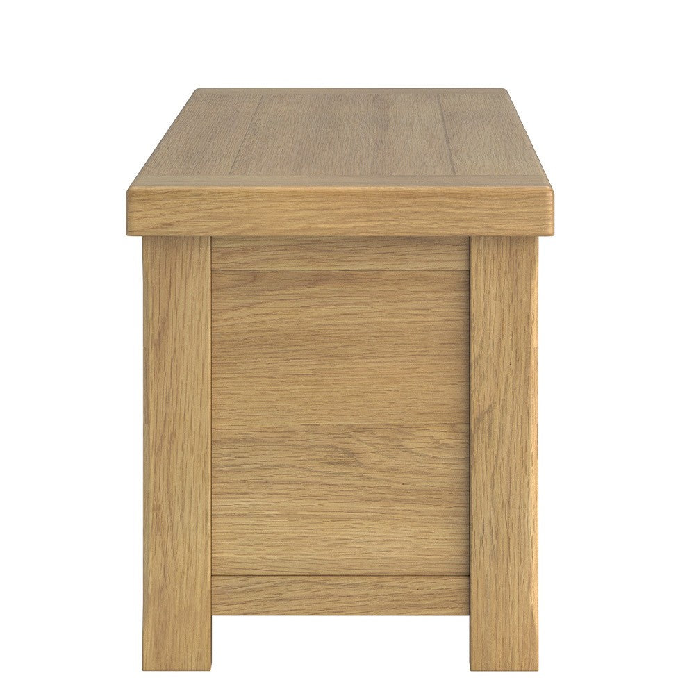 Delaney Oak Blanket Box