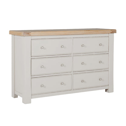 Doune 6 Drawer Dressing Chest - Taupe