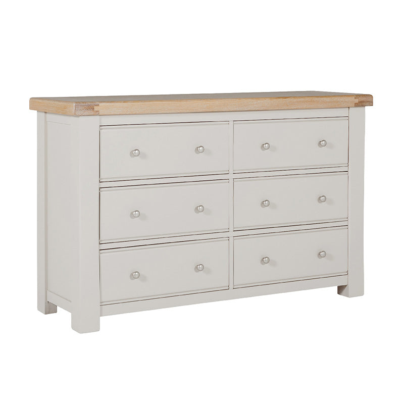 Doune 6 Drawer Dressing Chest - Taupe