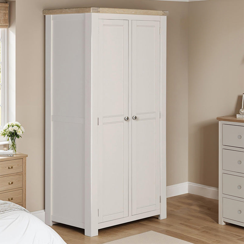 Doune 2 Door Wardrobe - Taupe