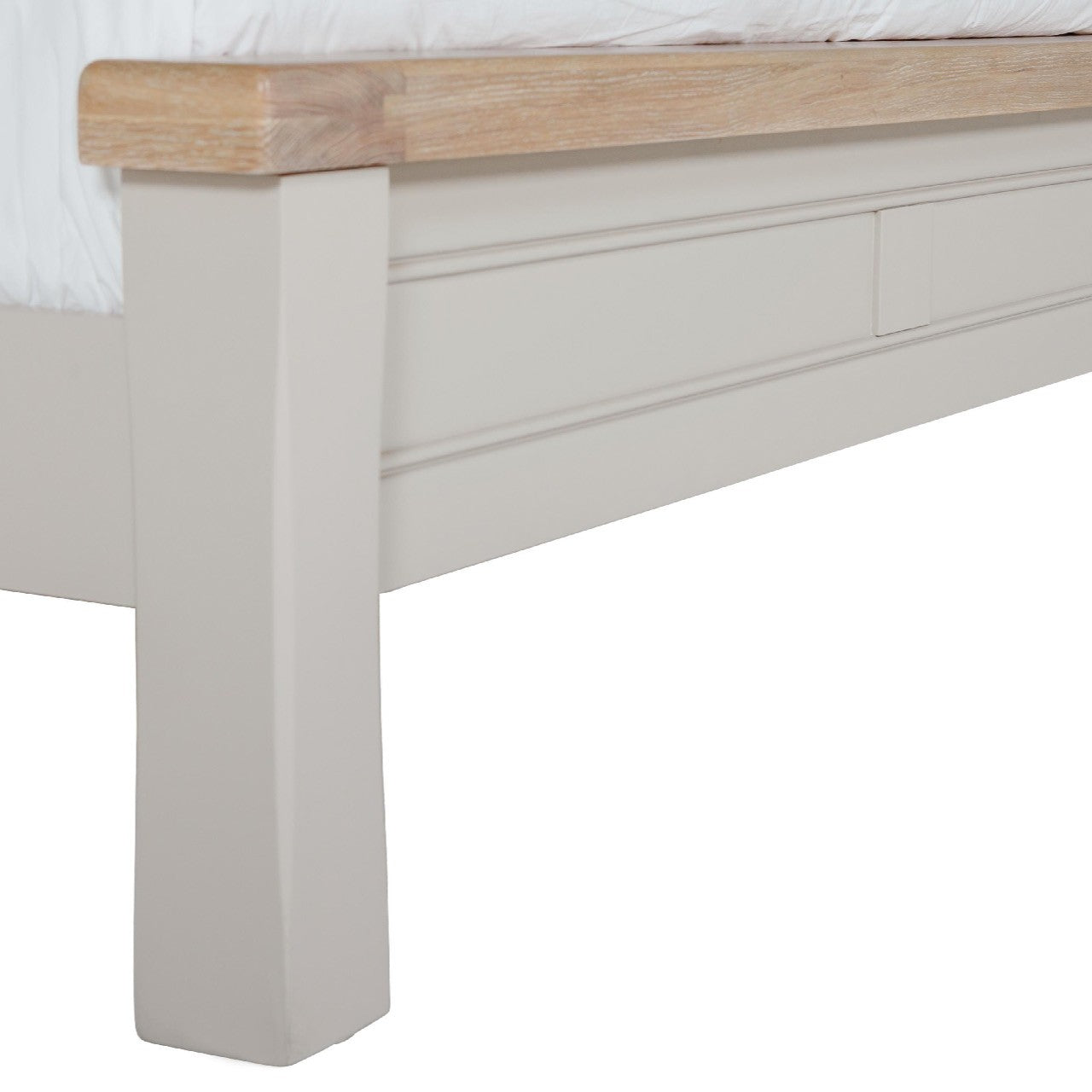 Doune Low Footboard Bed - Taupe