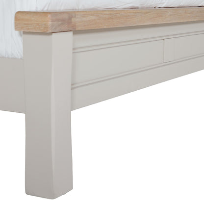 Doune Low Footboard Bed - Taupe
