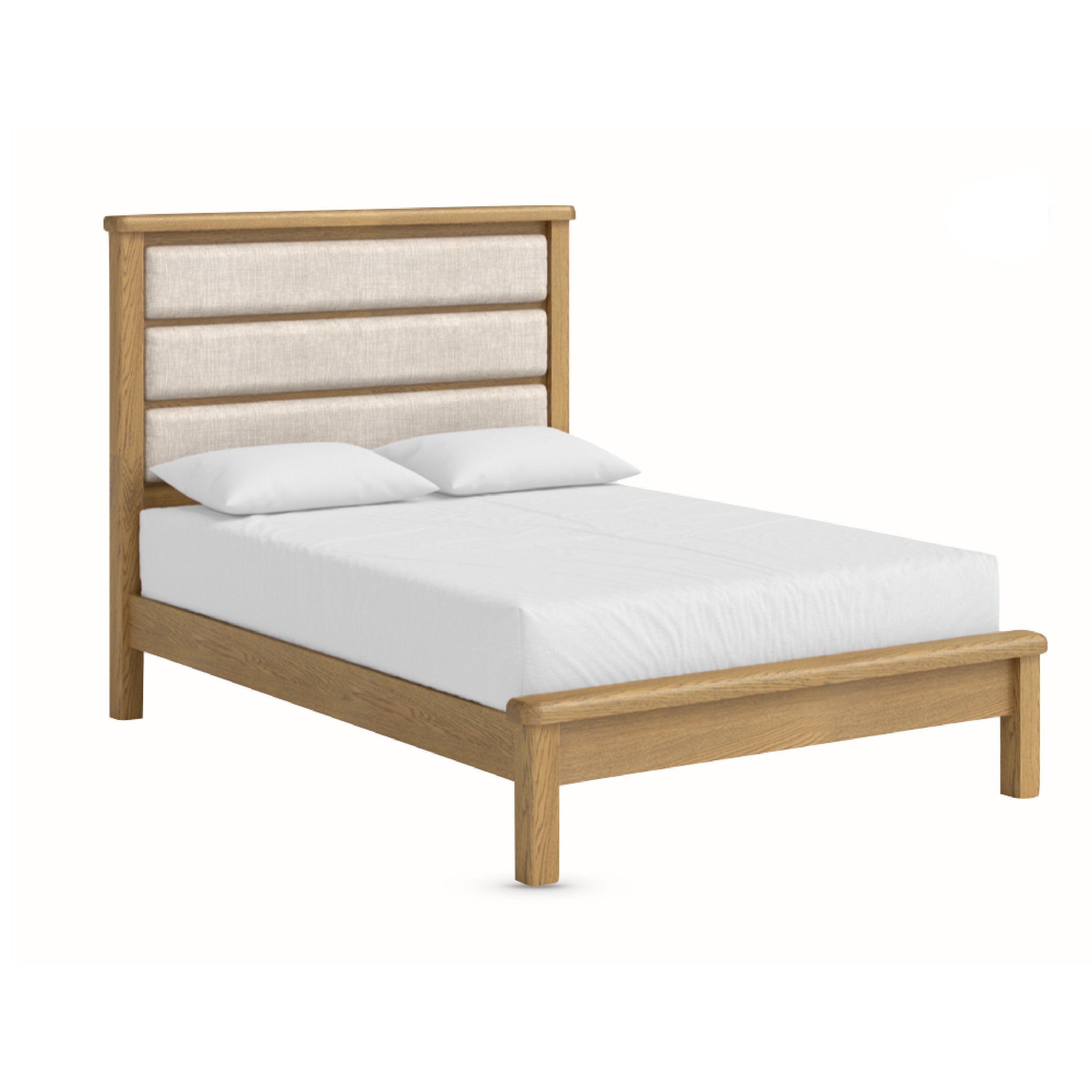 Dorchester Oak Bed - 4ft6 Low Foot End