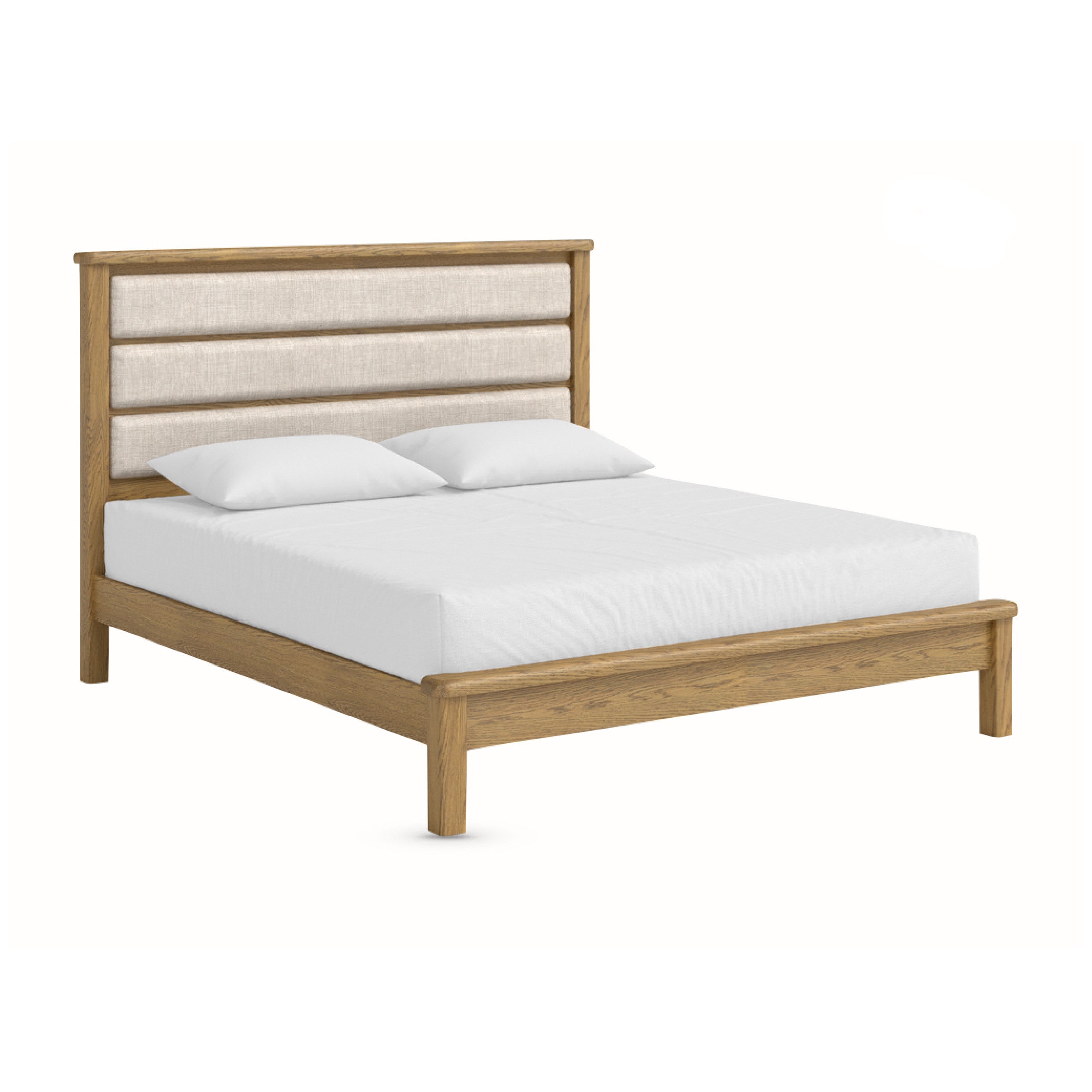 Dorchester Oak Bed - 6ft Low Foot End