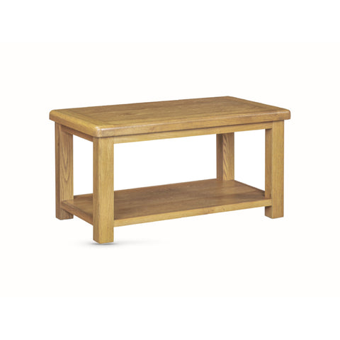 Dorchester Smoked Oak Coffee Table with Shelf