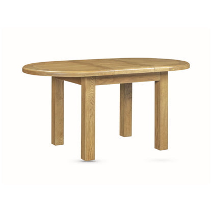 Dorchester Oak Dining Table - 120-160cm Oval Extending