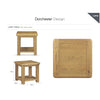 Dorchester Smoked Oak Lamp Table