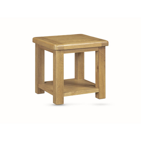 Dorchester Smoked Oak Lamp Table