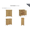 Dorchester Smoked Oak Mini Cupboard