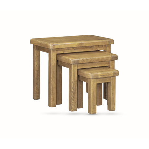 Dorchester Smoked Oak Nest of Tables