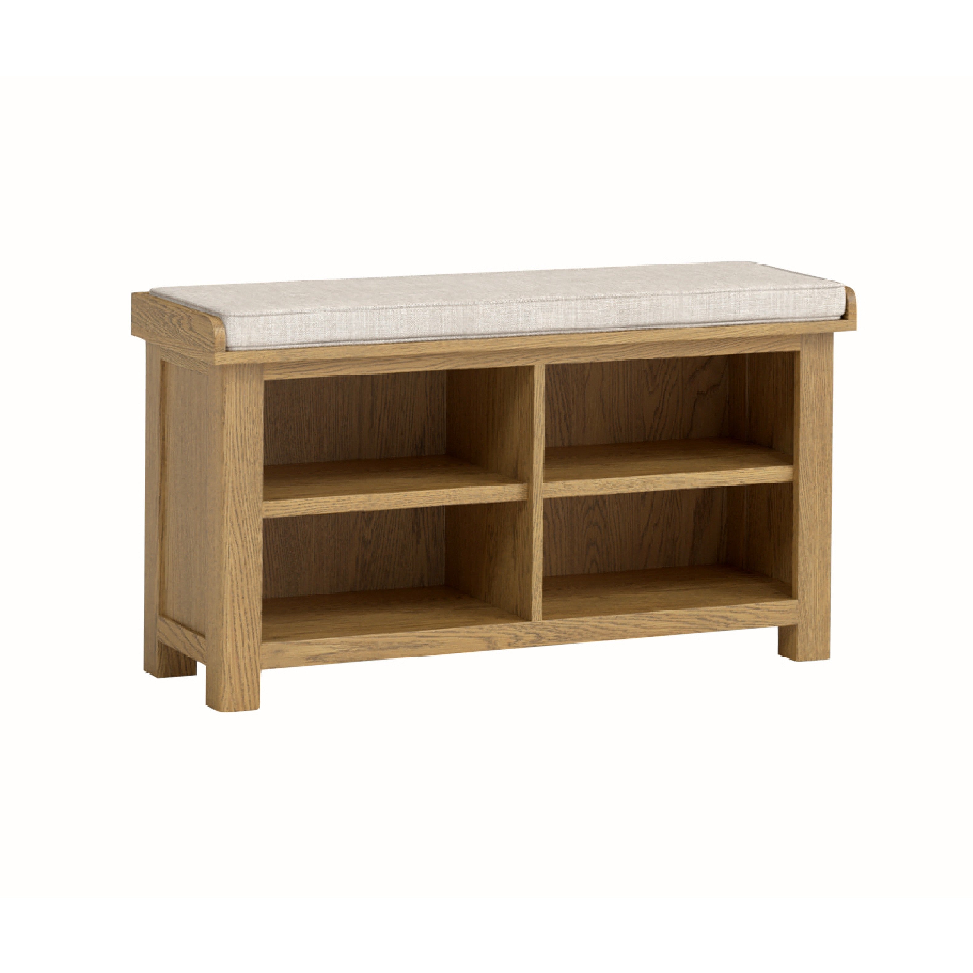 Dorchester Oak Shoe Bench